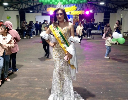 Coronación y exaltación de LISBETH I Reina  de la Parroquia Santa Fe de Galán